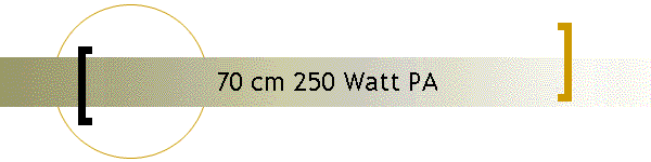 70 cm 250 Watt PA