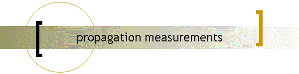 propagation measurements